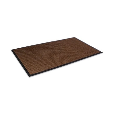 Crown Matting Technologies Crown, SUPER-SOAKER WIPER MAT WITH GRIPPER BOTTOM, POLYPROPYLENE, 36 X 120, DARK BROWN SSR310DB